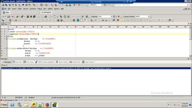 Oracle Workflow Attribute creation and Launch from Database смотреть онлайн