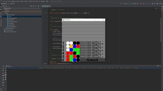 Mastermind Java Demo смотреть онлайн