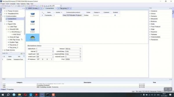 Практика. ПЛК Inovance Easy, импульсное управление ШД или серво в среде разработки AutoShop. Часть