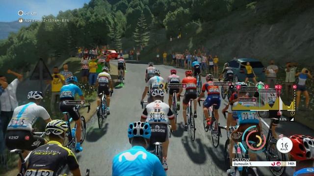 Tour de France 2018: Gameplay Alp d'Huez смотреть онлайн
