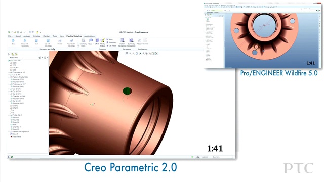 Creo Vs. ProE - Гибкое моделирование