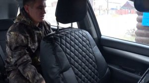 Установка автомобильных чехлов на киа соренто (kia sorento)!Просел поролон , как выйти из положения