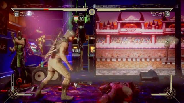 Mortal Kombat 11 2022 (Shao Khan vs. Nightwolf) Gameplay Brutailty Uppercut Gameplay 2022 смотреть онлайн