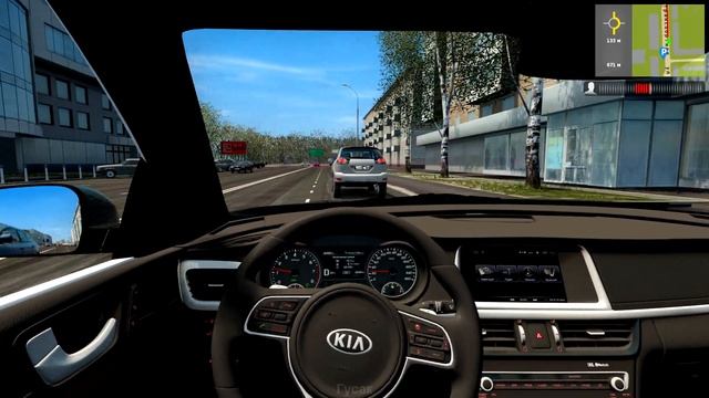 ТАКСУЕМ НА ПРЕМИУМЕ! ОБЗОР KIA OPTIMA 2.0 T на 245 л.с! - City Car Driving + РУЛЬ смотреть онлайн