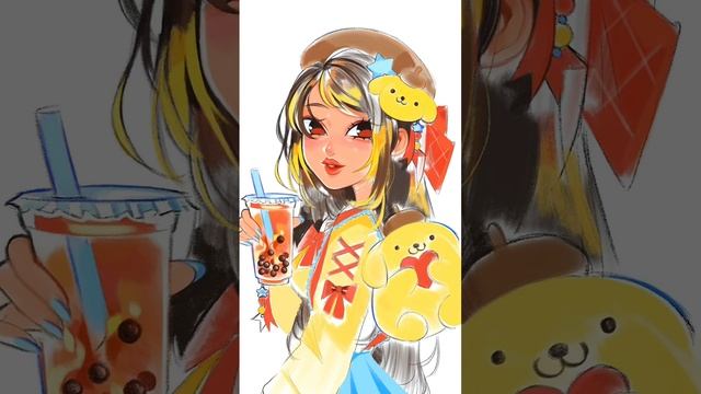Pompompurin ? #anime #speedpaint #art #sanrio #pompompurin смотреть онлайн