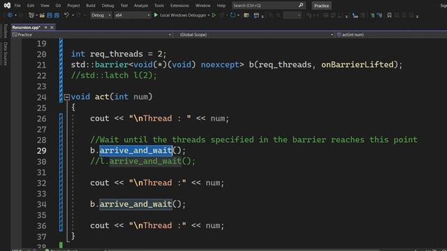 Now Its An End to Thread Synchronization WORRIES | Latches & Barriers in C++20 смотреть онлайн