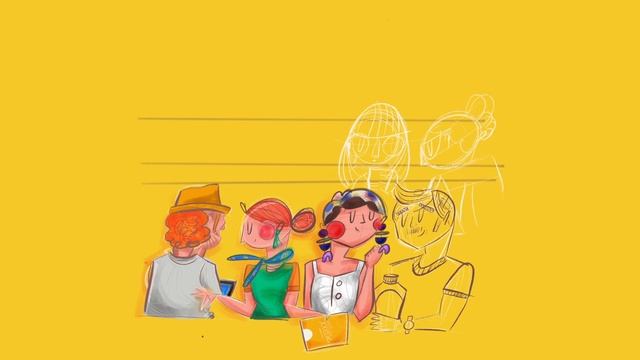 Digital Sketch: People on the Plane (iPad Pro + Procreate) | GooglyGooeys смотреть онлайн