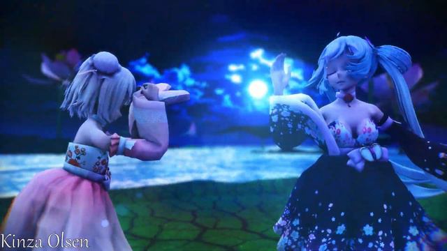 🌔 MMD 🌔 Мечта 🌔 Miku 🌔 Rin 🌔 смотреть онлайн