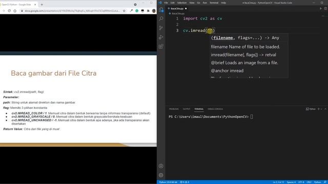 [Kelas Online] OpenCV Python - 2 - Baca Gambar dari File смотреть онлайн