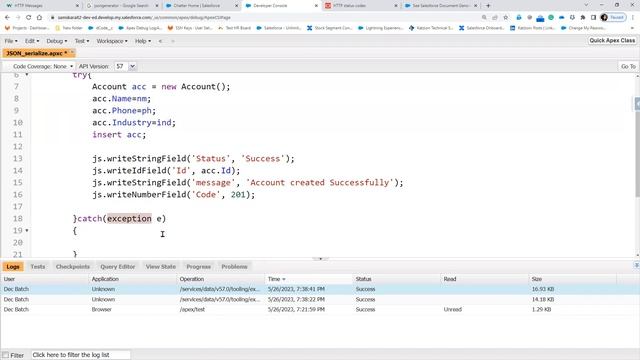04.SalesforceIntegration|JSONClass|JSONGeneratorClass|JSONParserClass|JSONTokenEnum|SwapnaSalesforc смотреть онлайн