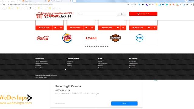 How to add Google Adsense in Opencart footer area and in contact us page смотреть онлайн