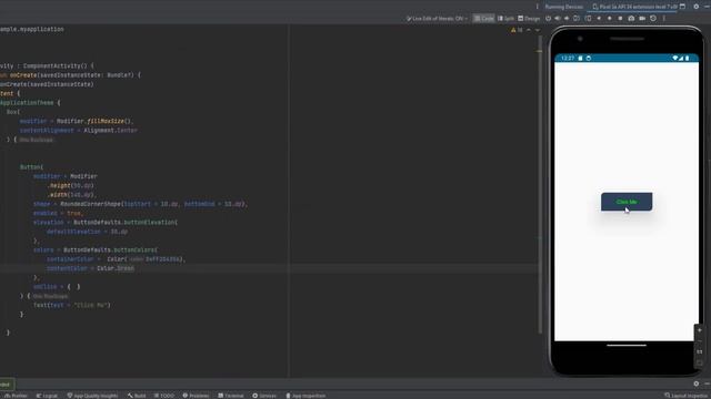 Buttons In Jetpack Compose - Part 8