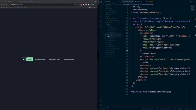 [Chakra-ui] Customise your theme and components смотреть онлайн