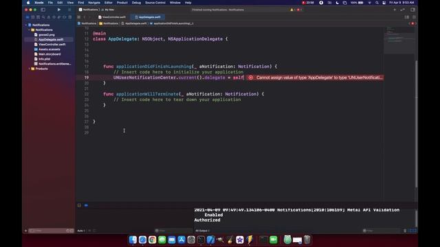 Swift macOS Tutorial: Notifications (UNUserNotificationCenter, adding images and actions in Big Sur смотреть онлайн