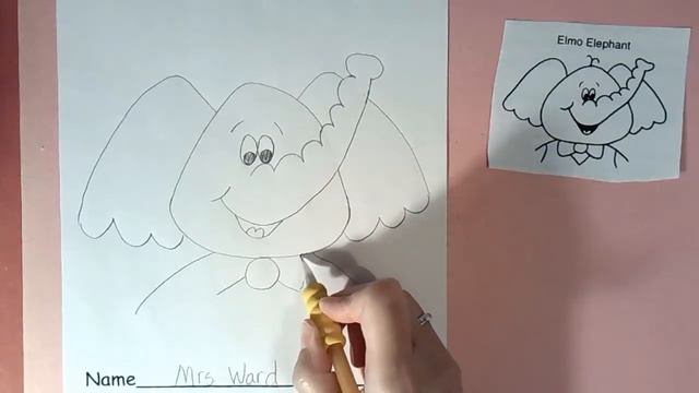 Elmo Elephant Guided Drawing смотреть онлайн