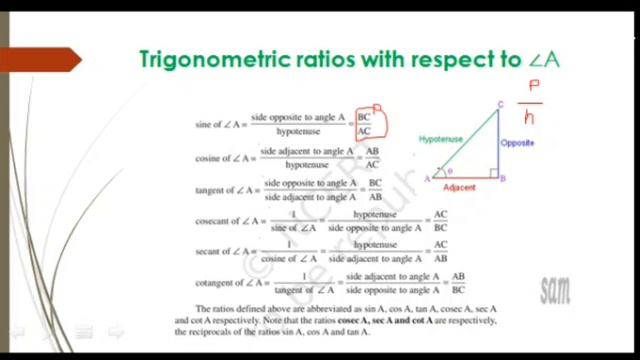 Class 10 Mathematics Chapter 8 Trigonometry Part 1 In Assamese NCERT SEBA HSLC 2021