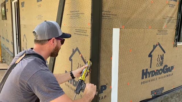 Building A House Start To Finish | Episode 11: Exterior trim and faux wood finish смотреть онлайн