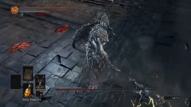 Dragonslayer Armour, NG+, what fucking luck, another first try! No shield, Gotthard Twinswords смотреть онлайн