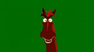 говорящий  конь  хромакей