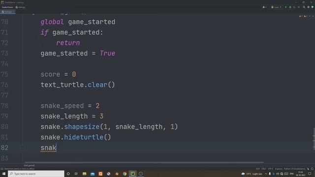 how to make a snake game in python under 30 minutes | Code Fortress смотреть онлайн