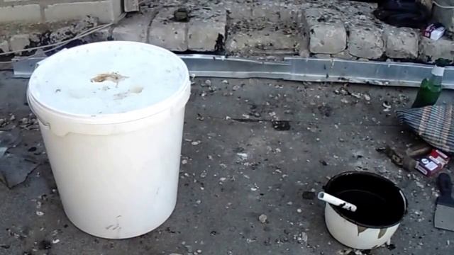 Кровля рубероид.Ремонт крыши своими руками.Бытовой лайфхак.город Токмак смотреть онлайн