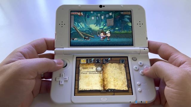 Gravity Falls - Legend of the Gnome Gemulets (1) | The New Nintendo 3DSXL handheld gameplay смотреть онлайн