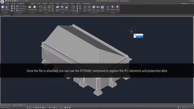 GstarCAD 2020 - Importar e Exportar IFC смотреть онлайн