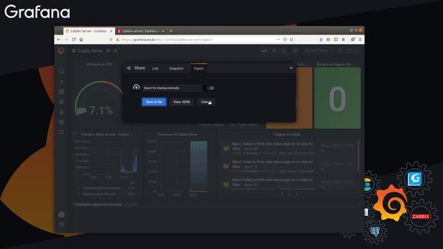 20 - Copiando Dashboard com JSON no Grafana смотреть онлайн