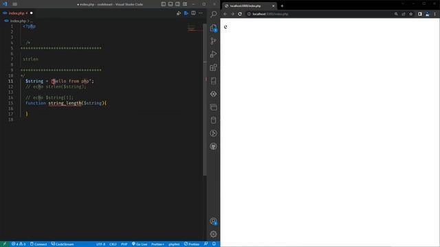 lesson (1) built-in-function in PHP in Arabic strlen() بالعربي смотреть онлайн