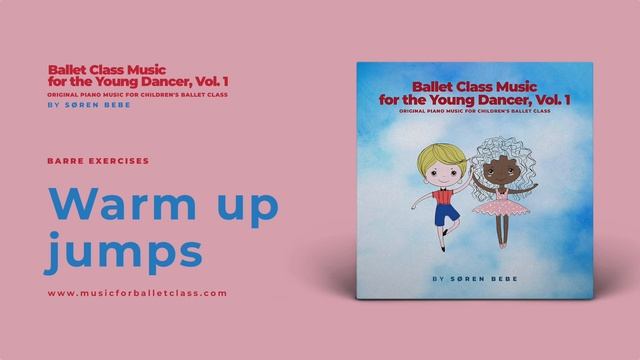 Gigue Music for Warm Up Jumps | Children's Ballet Class Music смотреть онлайн