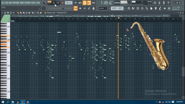 Saxophone Demos _ Fl Studio 20 - Piano Tutorial By Dinho Studio