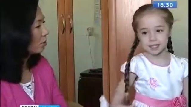 Девочка с самыми длинными волосами в России живёт в Иркутске смотреть онлайн