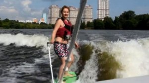 Сёрфинг за катером. Мой первый spin