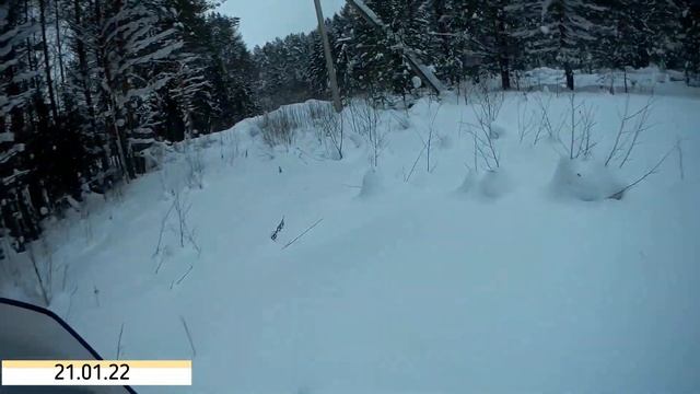 одиночная покатушка по лесу, на снегоходе брп смотреть онлайн