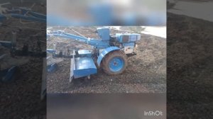 тяжёлый мотоблок. скаут 15 de