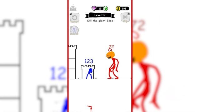 Стикмены против Поппи плейтайм и Фнаф! Stick Hero - Tower Defense! 2D Games смотреть онлайн