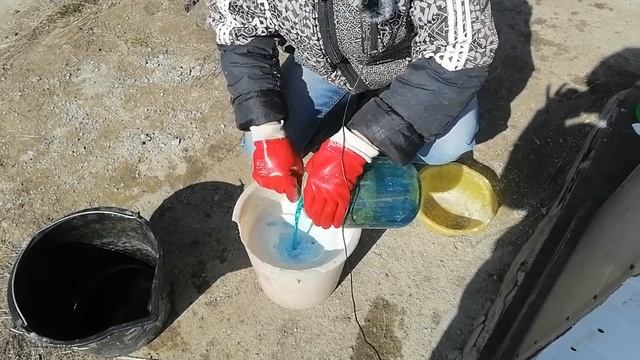 Первая весенняя обработка деревьев. 3% бордосская смесь и Препарат-30. Готовим правильно. смотреть онлайн