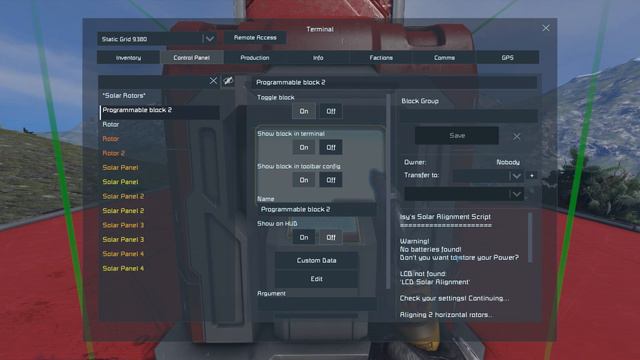 Space Engineers - Isy's Solar Alignment Script v3.5 Tutorial (Quick Setup Guide) смотреть онлайн