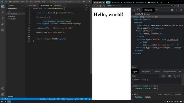 Creating A React Component WITHOUT React смотреть онлайн