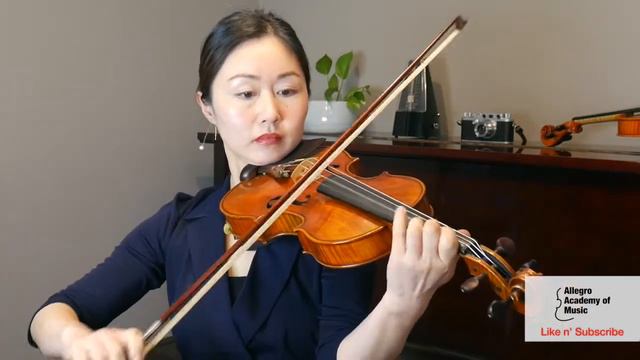 Allegro Moderato, Franz Wohlfahrt Op.45 Violin Etude No. 2 From Book 1