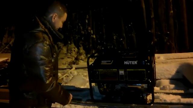 Запуск "из коробки": бензиновый генератор HUTER DYL8000LX смотреть онлайн