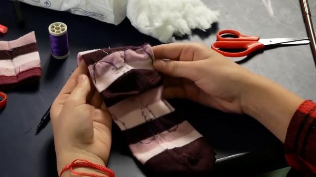 КОТИК ИЗ НОСКА. Мягкая игрушка своими руками смотреть онлайн