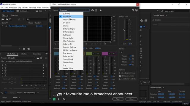 04.4. Using Effects: Compressor