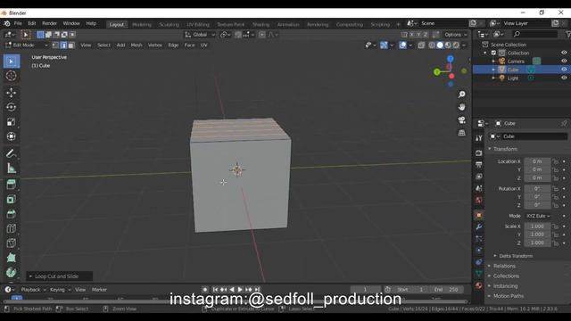 Туториал по Блендер 2.8 часть 2: Edit mode смотреть онлайн