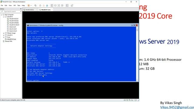 Windows Server 2019 Training 07 - How to Install Windows Server 2019 Core смотреть онлайн