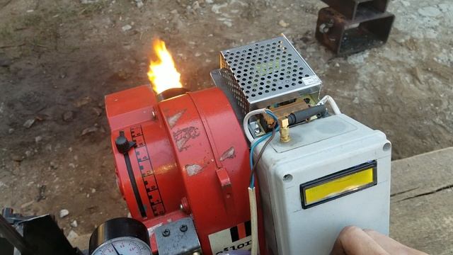 автоматическая горелка на отработке с принудительной подачей топлива смотреть онлайн