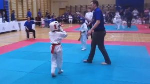 Каратэ киокушинкай дети 6-7лет. Kids kyokushin karate.