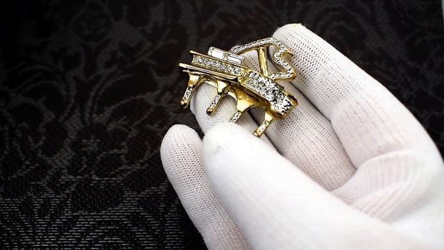Винтажная брошь "Рояль" (США) смотреть онлайн