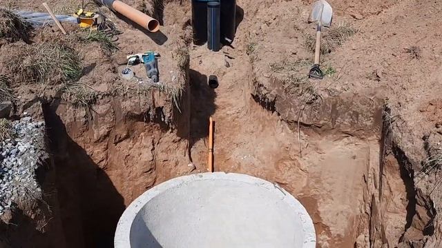 Монтаж септика флагман, и заведение воды в дом. смотреть онлайн
