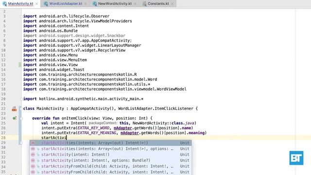 #19 PART4:Edit Existing word|Kotlin Android with App Architecture Component|Android Studio Tutorial смотреть онлайн